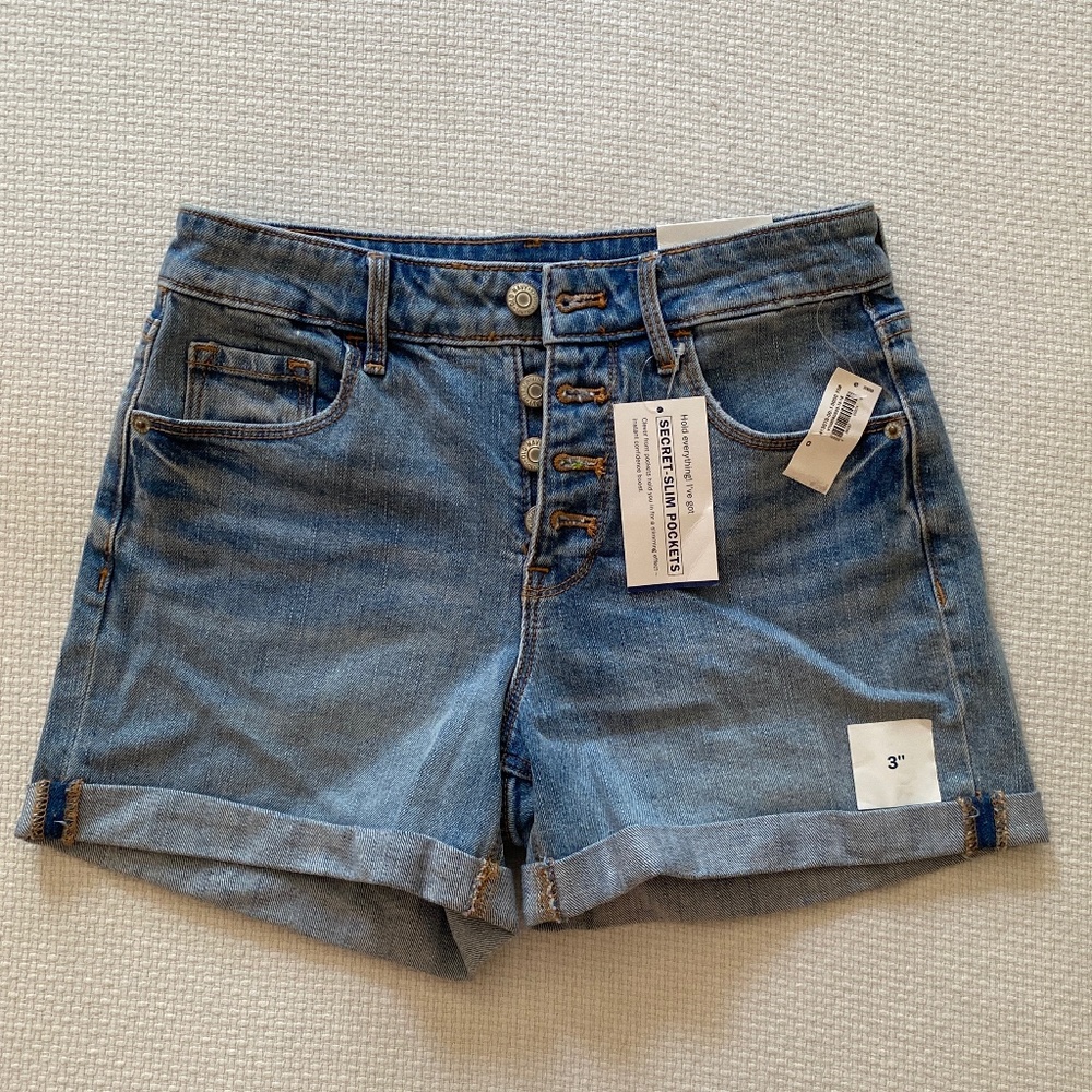 NWT - Oldnavy High Rise 3” Denim Short